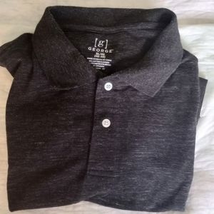 George | Shirts | George Mens Polo Shirt 52469 Blackgray Size Xl | Poshmark